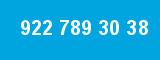 922 789 30 38 922 789 30 38